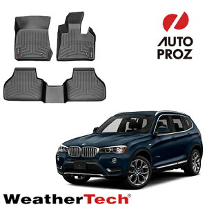 �t���A�}�b�g BMW X3 F25 2014-2017�N�� 2��Z�b�g �t���A���C�i�[ �u���b�N Weathertech ���K�i