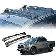 YAKIMA 正規品 ベースキャリア WHISPBAR トヨタ GUN125型 ハイラックス用 ベースラックキャリアセット ブ…