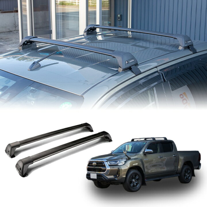 ハイラックス YAKIMA ベースキャリア WHISPBAR - ルーフキャリア 