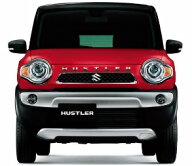 スズキ純正 ハスラー フロントエンブレム（HUSTLER） 99000-99097-H01　クロームメッキ 新型ハスラー非対応