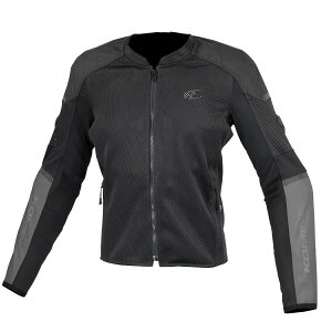 コミネ(KOMINE) JK-180 ヘビーメッシュジャケット BLACK GREY XLサイズ