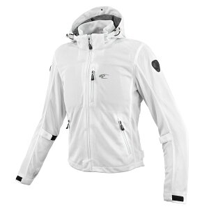 コミネ(KOMINE) JK-176 エニグマライト メッシュパーカ SILVER Lサイズ