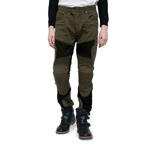 コミネ (KOMINE) 2023春夏モデル PK-755 ストレッチャブルプロテクトメッシュパンツ OLIVE Lサイズ