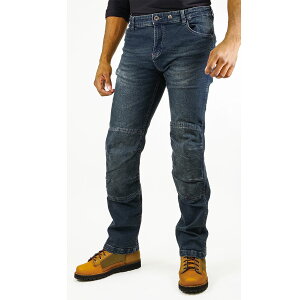 R~l (KOMINE) WJ-742R KEVLAR JEANS (Pu[W[Y) Indigo Blue MTCY