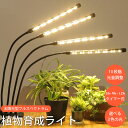 【発売開始記念330円OFFクーポン】 【選べるLEDライト数】 植物育成ライト led クリップ スタンド フルスペクトル 植…