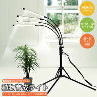 【選べるLEDライト数】 植物育成ライト led スタンド リモコン付き フルスペクトル 植物用ライト 観葉植…