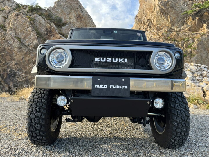 楽天市場】【 JB64用 】ステンレス製オールドスクールフロントバンパー  