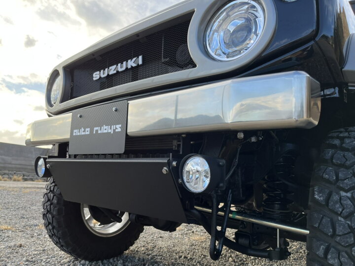 楽天市場】ステンレス製オールドスクールフロントバンパー スキッド 