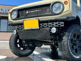 ストレート ＆ デザインプレート バンパー スキッドプレート 付き ジムニー 新型ジムニー シエラ ノマド オートルビーズ jimny【 JB64/JB74/JC74 】