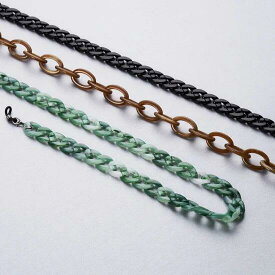 【返品交換無料】 メガネチェーン おしゃれ かわいい かっこいい 湯山玲子 プロデュース 女性 レディース 男性 メンズ 持ち歩き 持ち運び 老眼鏡 リーディンググラス シニアグラス メガネ 眼鏡 めがね 読書 本 カフェ エニグマ enigma Chain not so heavy 送料無料