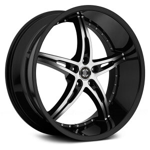 2CRAVE NO.14 Black Diamond 22x8.5J Offset 38 PCD 5x114.3 �z�C�[��4�{�Z�b�g
