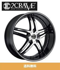 2CRAVE No.17 Black Diamond 18x7.5J Offset +45 PCD 4x100 �n�u�a 74mm �z�C�[��4�{�Z�b�g (��������)