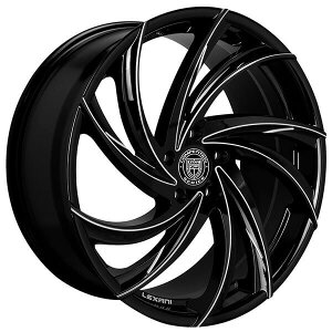 Lexani Twister Gloss Black CNC Accent 18 x 8J uNzC[4{ NT[jcCX^[OXubN CNC ANZgzC[4{