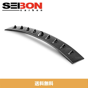 SEIBON ZC{ CARBON FIBER J[{t@Co[ REAR FIN SPOILER AtBX|C[ 2002-2007N SUBARU IMPREZA XoCvbT / WRX / STI SEDAN STI Z_ - STRAIGHT WEAVE Xg[gDJ[{t@C