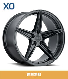 XO エックスオー AUCKLAND オークランド 20x10.5J PCD 5/114.3 オフセット45 ハブ径 76.1mm Matte Black マットブラックホイール4本セット (送料無料)