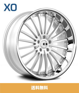 XO エックスオー New York ニューヨーク22x9J フロント リアPCD 5/112 ハブ径 66.56 mmSilver Brushed Face Stainless Lipシルバーブラッシュドファイスステンレスリップカラーホイール4本セット (送料無料)