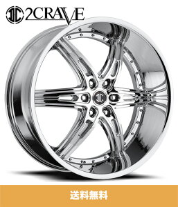g^ nCbNX Toyota Hilux p c[N[u io[16 N[ 2CRAVE NO.16 Chrome 22x9.5J Offset 15 PCD 6x139.7 nua 108mm zC[4{Zbg ()