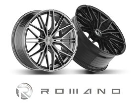 【ランドクルーザー300 / ランドクルーザープラド】ロマノ RFR09 (ROMANO RFR09) 22×9.5Jフロント リア マットブラック Matte Black マットシルバー Matte Silver ブランクホイール4本セット (送料無料)