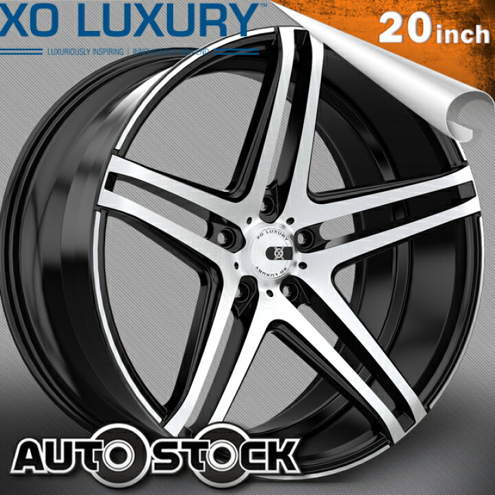 楽天市場】XO LUXURY CARACAS (カラカス) 20インチ 10J ホイール4本SET 