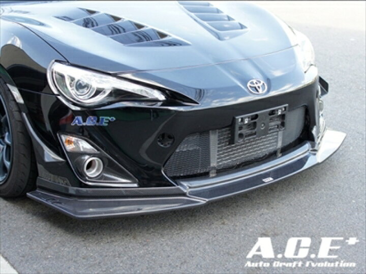 楽天市場】86 ZN6 前期 A.C.E+ フロントリップスポイラー 材質：FRP製 