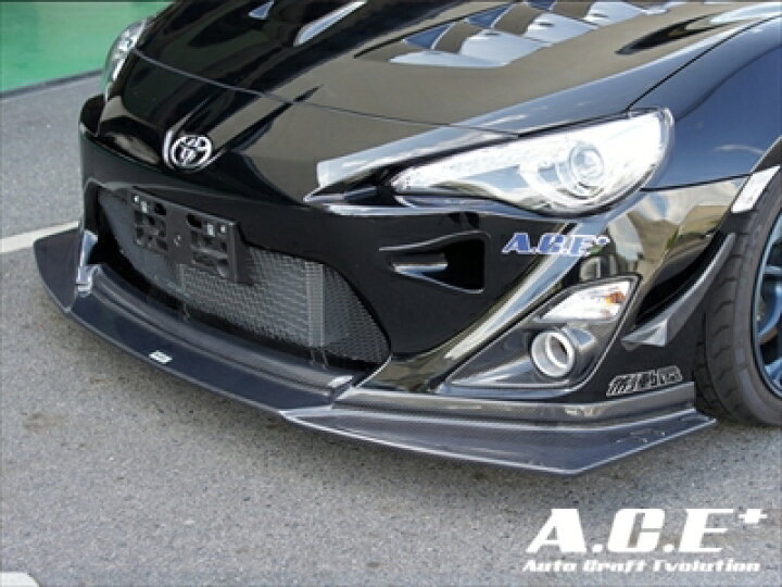楽天市場】86 ZN6 前期 A.C.E+ フロントリップスポイラー 材質：FRP製 