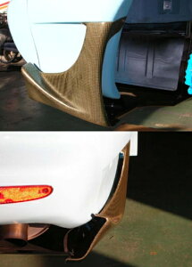 RX-7 FD3S REAR SUPER CANARD FRP AD-GT KITp