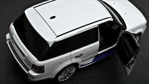 RANGE ROVER SPORT 2009-2012 Fixed Side Steps Pair In Blue