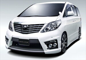 アルファード ANH20/25W 前期 Sグレード HIGH-SPEC LINE VERSE フロントバンパー (ナンバー台付) 塗装取付込