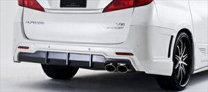 アルファード ANH20/25W 前期 Sグレード HIGH-SPEC LINE VERSE マフラー リアピース デュアル片側出し