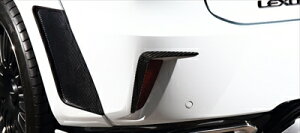 LEXUS RX 20系 前期 BLACK LABEL リアバンパーガーニッシュ 2P カーボン製 クリア塗装済み
