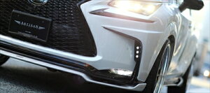 LEXUS NX AGZ10/15 NX200t �O�� BLACK LABEL LED�o���p�[�K�[�j�b�V�� 2�s�[�X FRP��