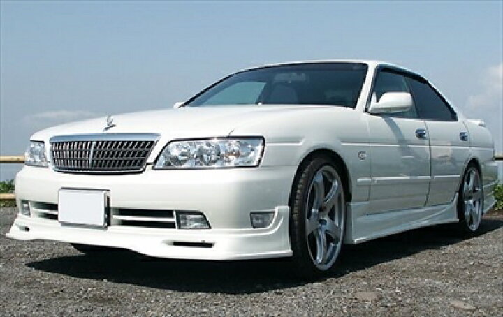 楽天市場】C35 ローレル 後期メダリスト フロントハーフスポイラー 