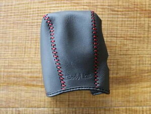 NV350キャラバン E26 標準ボディ シフトノブ チェンジキット 1型.2型 (5AT用) 黒生地×赤ステッチ