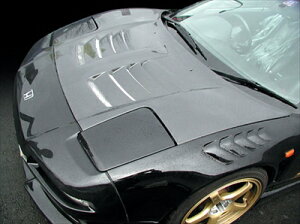 NSX エアースクープボンネット (FRP) 塗装取付込