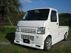 キャリーDA63T CARRY II OF フロントハーフスポイラー II 塗装取付込