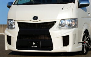 ハイエース 200系 3型 ワイドボディ エルモードフロントバンパー デイライト/ベースセット付 塗装済み