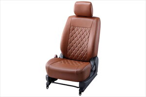 LA650/660 タントカスタム シートカバー ワイルドステッチ 1台分セット ココア×ホワイト