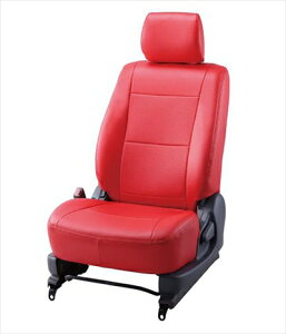 JF1/JF2 N-BOX カスタム シートカバー カジュアル パンチングタイプ 1台分セット レッド