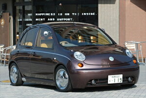 マーチ K12 キャルペッパーフロッギー サイドステップ 塗装取付込