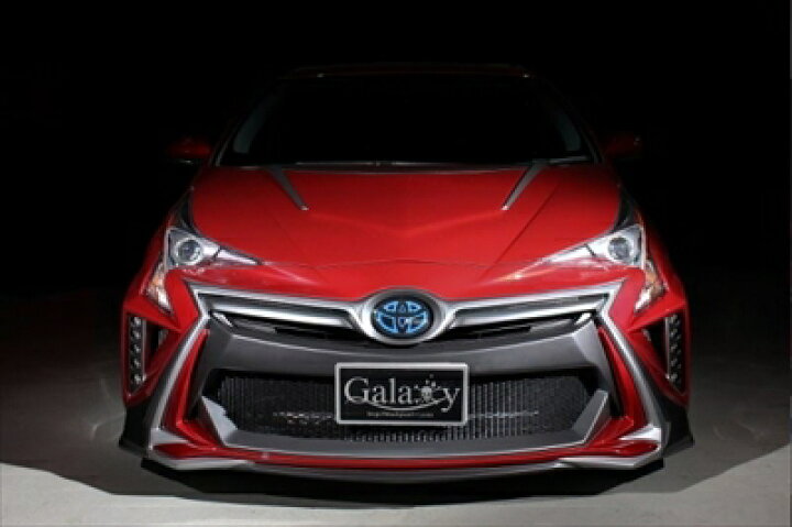 楽天市場】プリウス 50系 前期 GALAXY フロントバンパースポイラー 