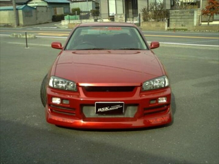 楽天市場】R34 スカイラインセダン フロントバンパー 塗装済み : Autostyle
