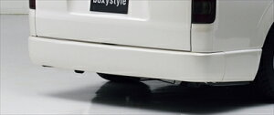 ハイエース 200 1-4型 標準ボディ リアフラットバンパー マフラー穴無