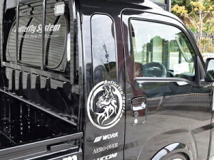 S500/510 �n�C�[�b�g�g���b�N �W�����{��p GLANZ �T�C�h�E�B���h�E�J�o�[ ���[�J�[�h���i X07 �u���b�N�}�C�J���^���b�N