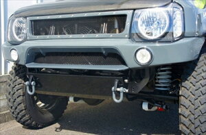 ジムニーシエラ JB43 CSTフロントバンパー FRP製 黒ゲル仕上げ インタークーラー無 用