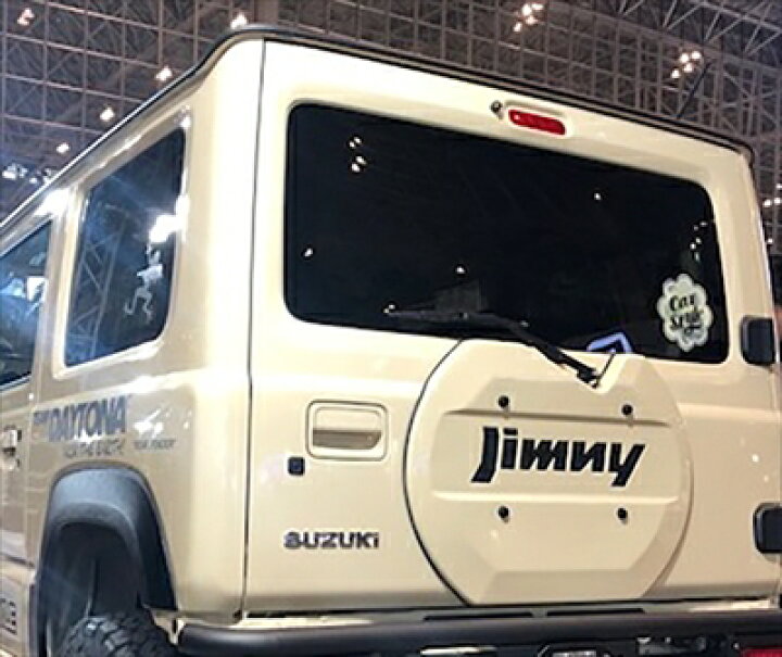 楽天市場】JB64W ジムニー リアゲートカバー +jimny切文字ステッカー 
