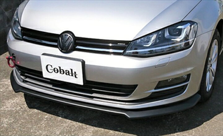 楽天市場】Cobalt フォルクスワーゲンゴルフ7 TSI用 リップスポイラー 