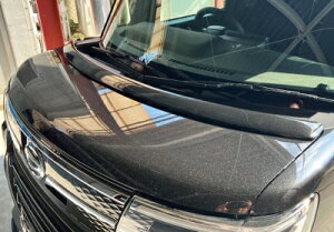 LA650S タントカスタム 後期 ボンネットスポイラー メーカー塗装品 取付込