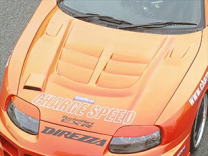 X[v JZA80 SUPER GT STYLE WIDE BODY KIT BONNET with DUCT (FRP)