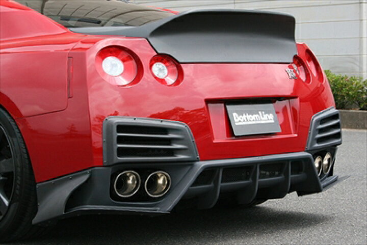 楽天市場】GT-R R35 2007-2010 BottomLine リアディフューザー ALL 