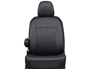 MK54S/MK94S スペーシアカスタム シートカバー ライン ブラック×ブラックステッチ